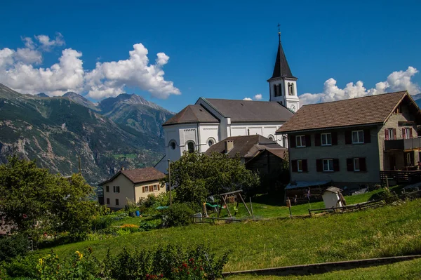 Paisagem dos Alpes Suíços — Fotografia de Stock