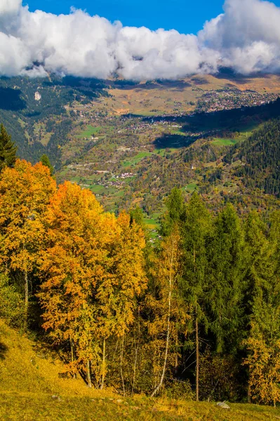 秋のスイスアルプスの風景 — ストック写真