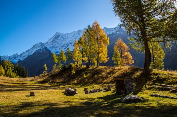秋のスイスアルプスの風景 — ストック写真