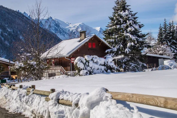 Argentiere Chamonix Haute Savoie France — Foto de Stock