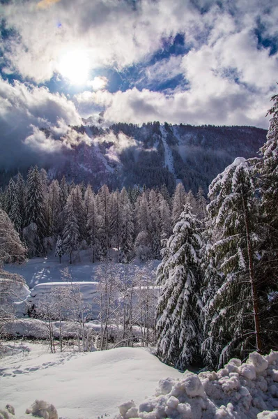 Argentiere Camoniere Alta Savoie Francia — Foto Stock