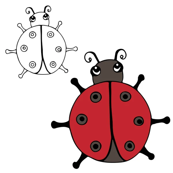 Cute Ladybug Insect Animal Animated PNG Illustration Stock Photo -  Illustration of animal, coloring: 258102836