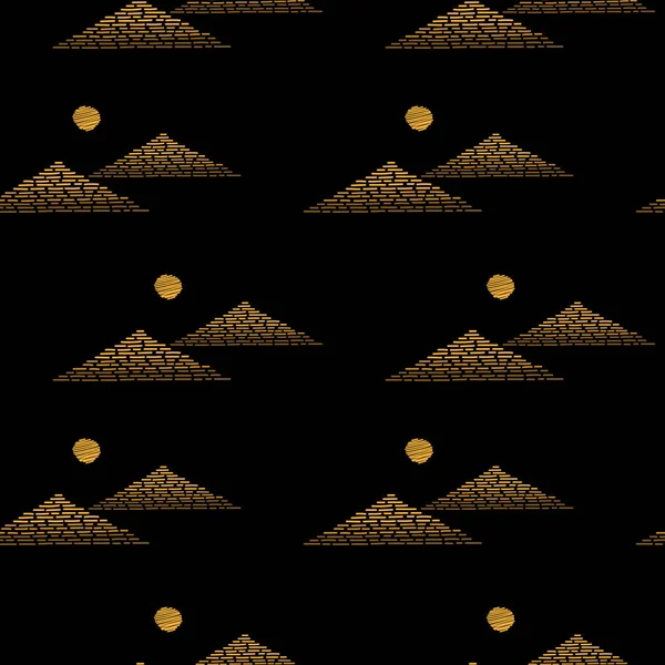 Dikiş Nakış ile Seamless modeli taklit küçük altın — Stok Vektör
