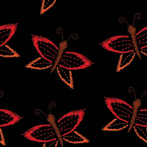 Nakış dikiş ile seamless modeli taklit moda ama