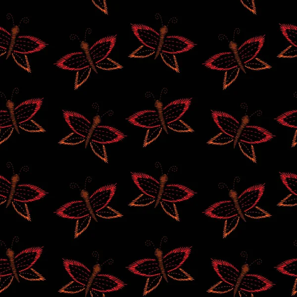 Nakış dikiş ile seamless modeli taklit moda ama