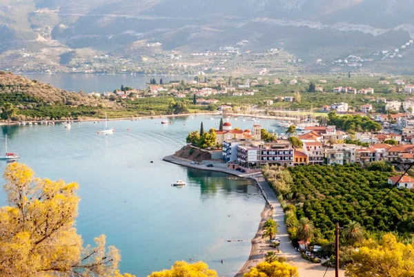 Palaia Epidaurus harbor, Řecko — Stock fotografie