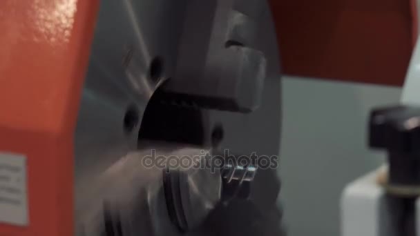 Milling machine works — Stock Video