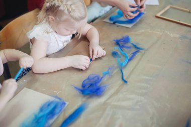 Çocuk boyama hissettim 