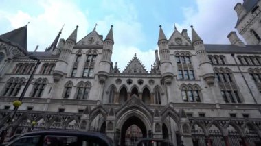 Londra 'nın Gündüz Trafiği - Londralı KINGDOM - 10 ARALIK 2019