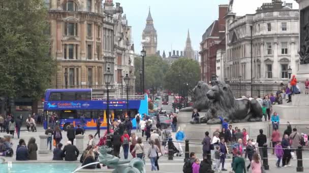 Tráfego Urbano Diurno Londres Londres Inglês — Vídeo de Stock