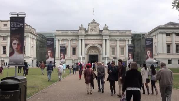 Narodowe Muzeum Morskie Greenwich London Polska Wrzesień 2016 — Wideo stockowe