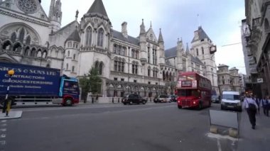 Londra şehir trafiği - Londra, İngiltere 
