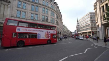Londra şehir trafiği - Londra, İngiltere 