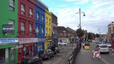 Londra şehir trafiği - Londra, İngiltere 