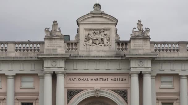 Old Royal Naval College Greenwichi Londýn Člensko Září 2016 — Stock video