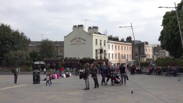 Dagtid Fotograferad Trånga London Gator London England — Stockvideo