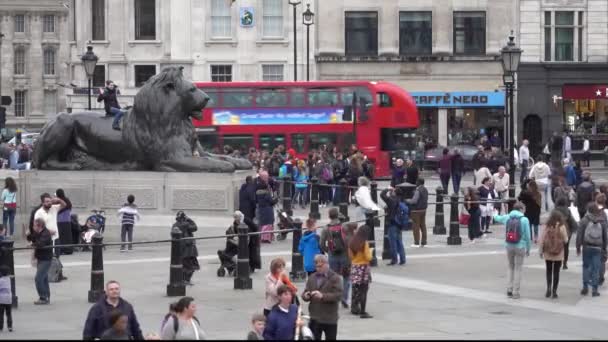 London England September 2016 London City Bus — Stockvideo