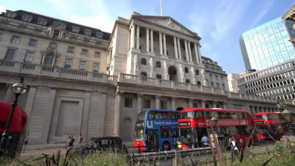 Londres Angleterre Septembre 2016 Ville Londres Bus — Video