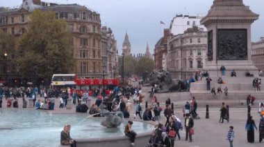 Londra 'nın Gündüz Trafiği - Londralı KINGDOM - 10 ARALIK 2019