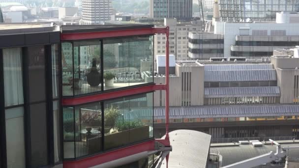 Moderna Och Exklusiva Lägenheter London London England September 2016 — Stockvideo