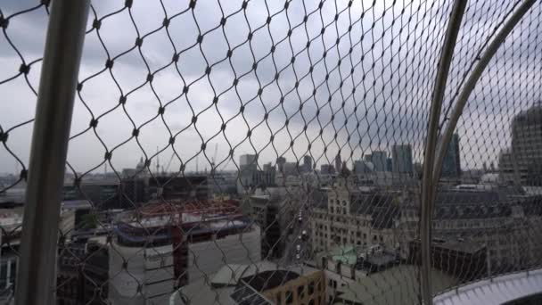 Piattaforma Panoramica Sulla Cima Del Monumento Londra Londra Inghilterra Settembre — Video Stock