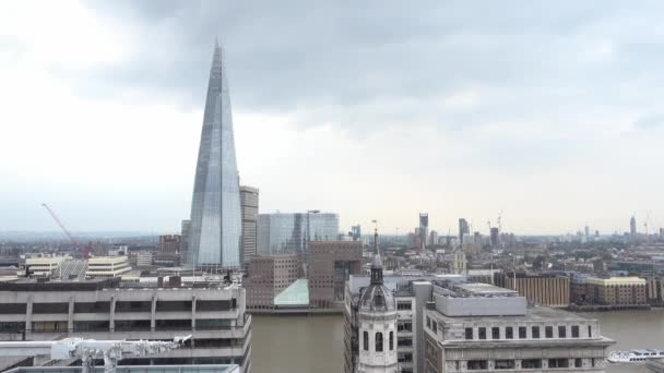 Μοντέρνα Αρχιτεκτονική Στην Πόλη Του Λονδίνου Λονδίνο Αγγλία Δεκεμβρίου 2018 — Αρχείο Βίντεο
