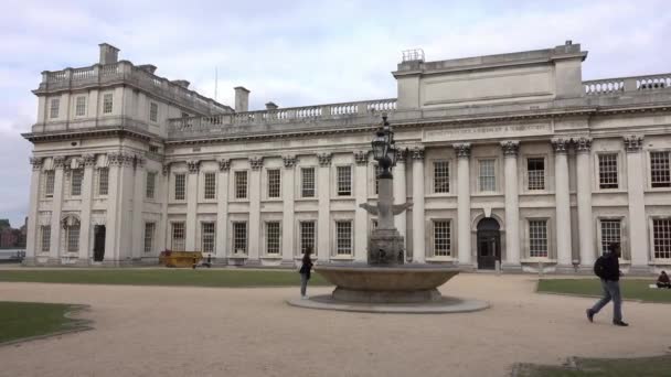 Old Royal Naval College Greenwich London England September 2016 — Stock Video