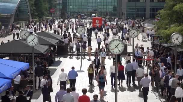 Reuters Plaza Canary Wharf Londres Londres Inglaterra Septiembre 2016 — Vídeos de Stock