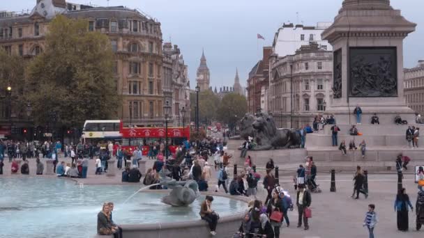 Dzienny Ruch Londynie London Zjednoczone Królestwo Grudzień 2019 — Wideo stockowe