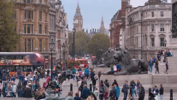 Dzienny Ruch Londynie London Zjednoczone Królestwo Grudzień 2019 — Wideo stockowe