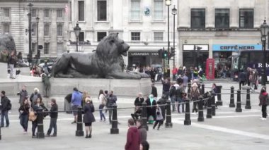 Londra 'daki Trafalgar Meydanı, Westminster - Londra, İngiltere - 16 Eylül 2016