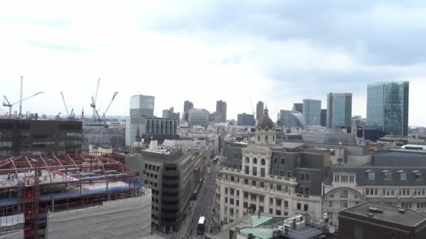 Arquitectura Moderna Ciudad Londres Londres Inglaterra Diciembre 2018 — Vídeo de stock