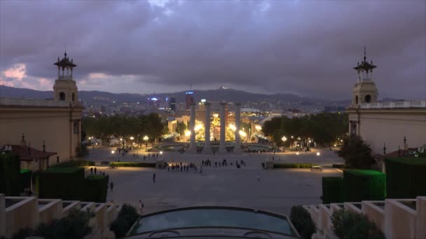 Vue Sur Belle Ville Barcelone Espagne — Video