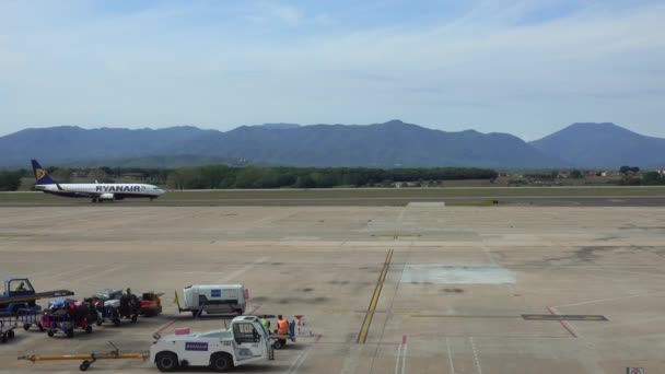 Vue Journalière Aéroport Prat Barcelone Barcelone Octobre 2017 — Video