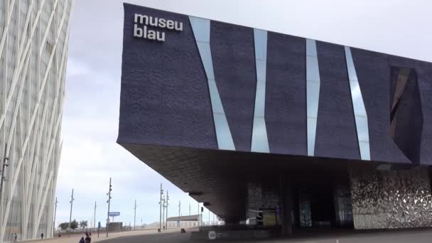 Naturvidenskabsmuseum Barcelona Kaldet Museu Blau Barcelona Spanien October 2016 – Stock-video