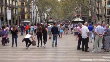 İspanya güzel Barselona şehrinin görünümü