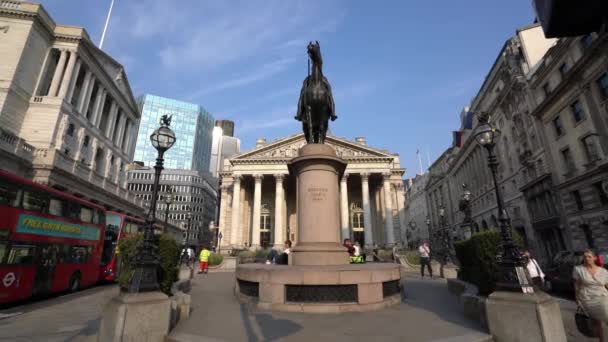 Лондон Англия Сентября 2016 Года Британский Музей Лондоне Англия Великобритания — стоковое видео