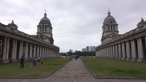Ancien Collège Naval Royal Greenwich Londres Angleterre Septembre 2016 — Video