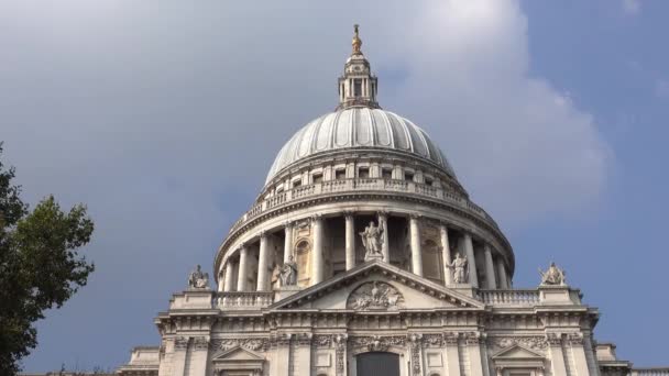 Pauls Kathedrale Atemberaubender Blick Von Der Tate Modern London England — Stockvideo