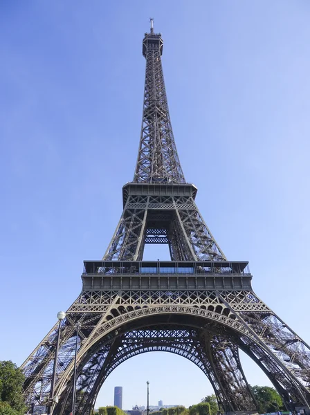 The world famous Eiffel Tower in Paris Stock Image