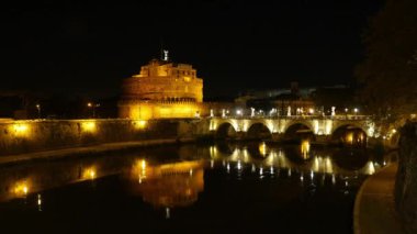 Castel Sant'Angelo (şimdi Ulusal Müze görünümünü)