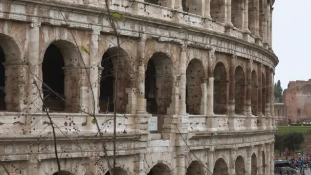 Krásné Koloseum Římě Itálie — Stock video
