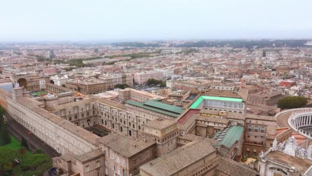 イタリア ローマの歴史的中心部 — ストック動画