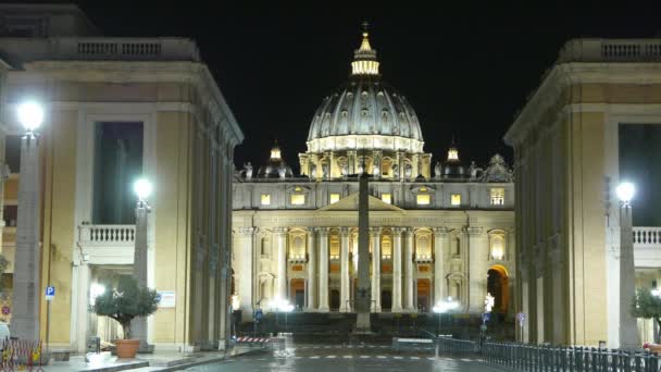 Calle Ciudad Del Vaticano Roma Italia — Vídeo de stock