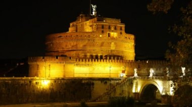 Castel Sant'Angelo (şimdi Ulusal Müze görünümünü)