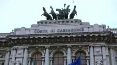 Viktor Emmanuel Ulusal Anıt Vittorio Emanuele Roma - bir turistik