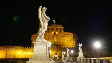 Castel Sant'Angelo (şimdi Ulusal Müze görünümünü)