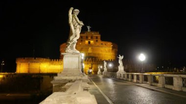 Castel Sant'Angelo (şimdi Ulusal Müze görünümünü)