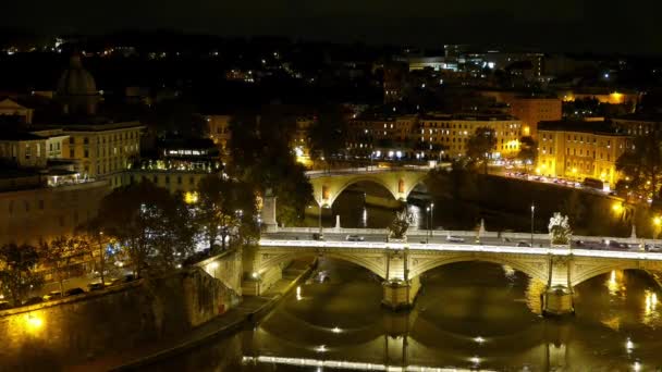 Historic Center Rome Italy — Stock Video