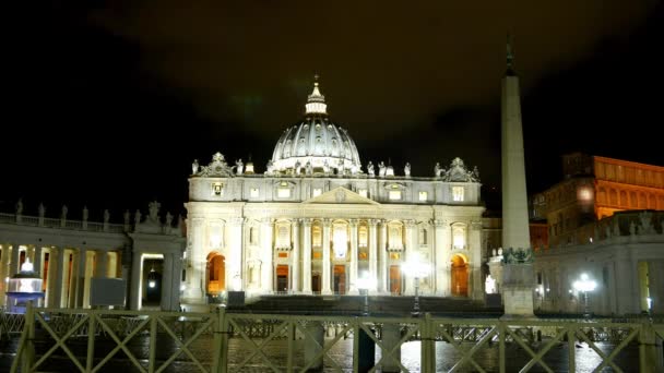 Strada Città Del Vaticano Roma Italia — Video Stock